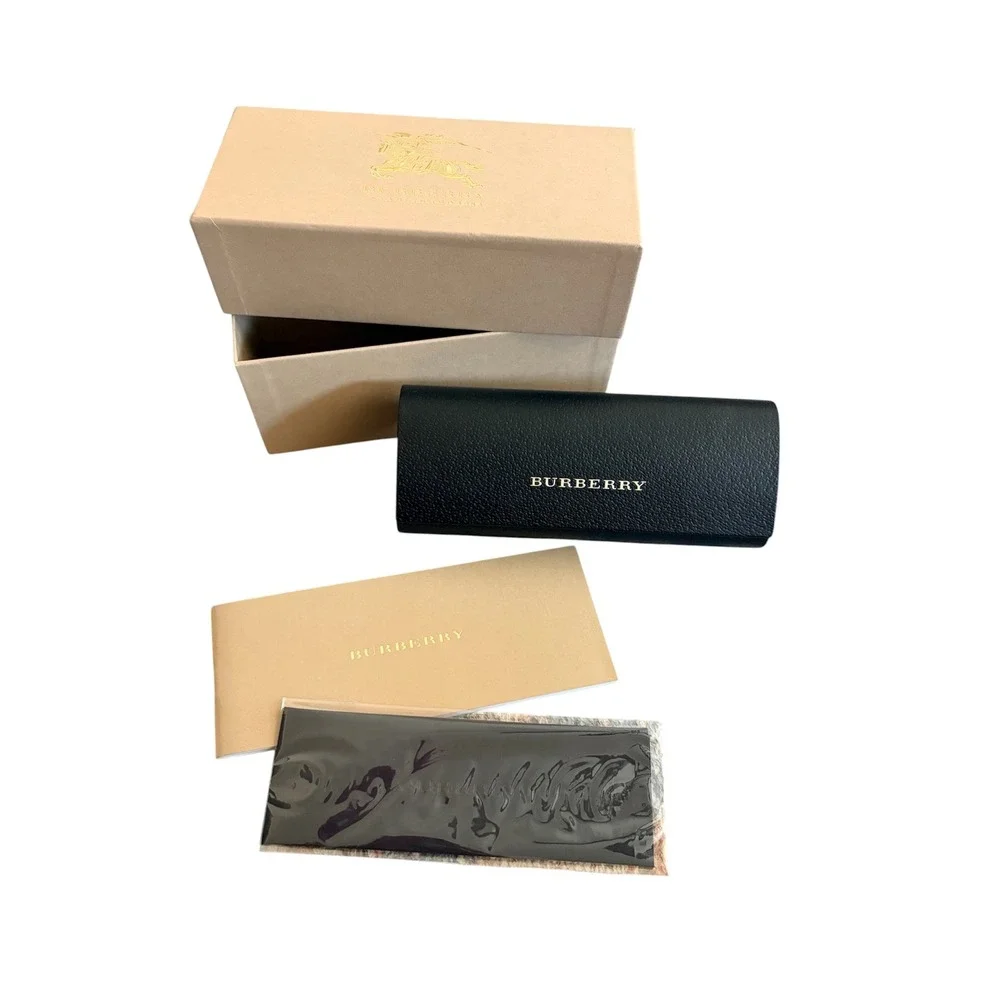 Authentic Men's Burberry Sunglass Case Cloth and Box Set